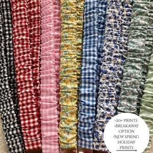 Cordão Scrunchie: Suporte de identificação em tecido elástico