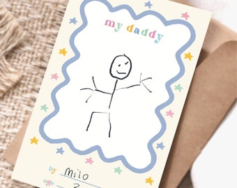 Draw Your Own Father's Day Card: Hand Illustrated Card