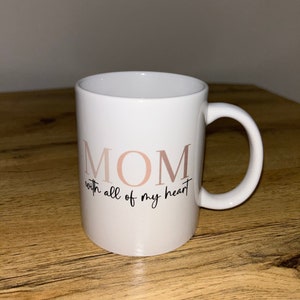 Mom Tasse / Mama Tasse / Geschenk für Mama / Muttertagsgeschenk / Geburtstagsgeschenk Mama / Mom to be / Geschenk Babyparty /Geschenk Geburt Beige