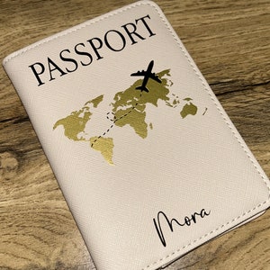 Kofferanhänger / Passporthülle / Passhülle / Reise Set / Reisepasshülle personalisiert / Hülle für Reisepass / Travel Set / Geschenk Bild 4