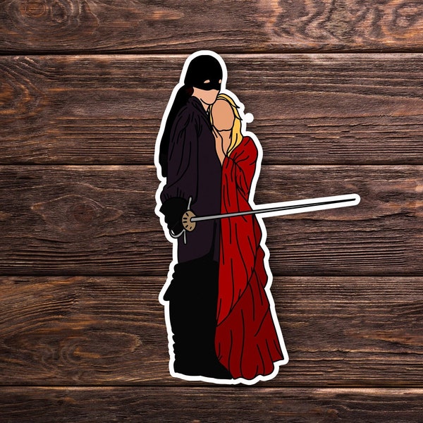 Princess Bride Sticker OR Magnet  -  Buttercup and Westley - Classic Movie - Funny Sticker - Laptop Hydroflask Water Bottle Vinyl Decal