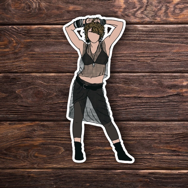 Madonna Sticker OR Magnet  - Queen of Pop - Like a Virgin - 80s - Laptop Hydroflask Water Bottle Decal - Cute Gift - Pop Culture