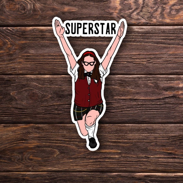 SNL Superstar Sticker OR Magnet  - Molly Shannon! - Laptop Hydroflask Water Bottle Decal - Cute Gift - Pop Culture