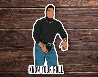 The Rock Sticker OR Magnet - Dwayne Johnson -WWF - WWE- Nostalgia - 90s Wrestling- Funny Sticker - Laptop Hydroflask Water Bottle Decal