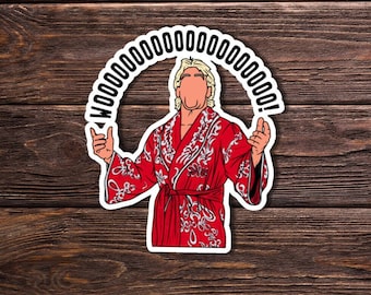 Ric Flair Sticker or Magnet - WCW - WWF - WWE - Nostalgia - 90s Wrestling- Funny Sticker - Laptop Hydroflask Water Bottle Gift