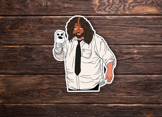 Mankind Sticker or Magnet - WCW - WWF - WWE - Nostalgia - 90s Wrestling- Funny Sticker - Laptop Hydroflask Water Bottle Decal