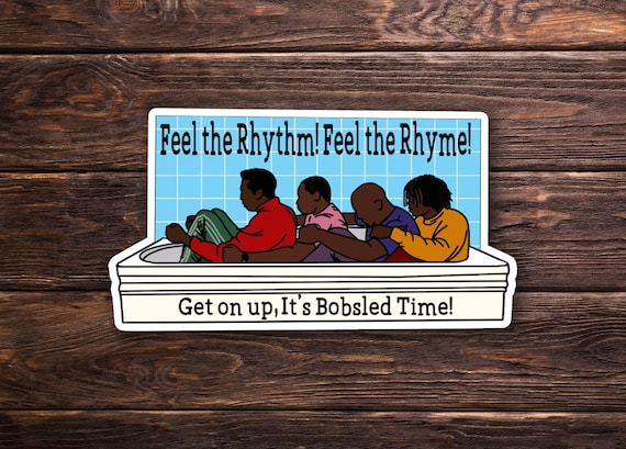 Cool Runnings Sticker OR Magnet - Jamaica - Bobsled  - Classic Movie - Funny Sticker - Laptop Hydroflask Water Bottle Vinyl Decal