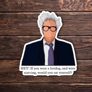 SNL Sticker OR Magnet - Will Ferrell - Harry Caray - Laptop Hydroflask Water Bottle Decal - Cute Gift - Pop Culture