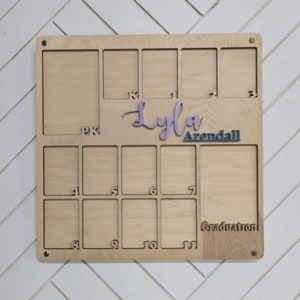 School Photo Frame , Pre-K through Senior Year , Graduation , Growing Up , Personalized Frame