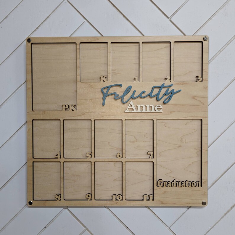 School Photo Frame , Pre-k Through Senior Year , Graduation , Growing ...