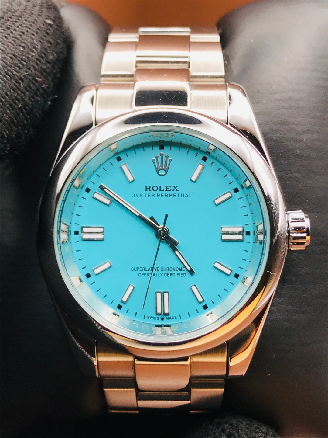 Preowned 40mm Homage Rolex Oyster Perpetual Superlative Etsy