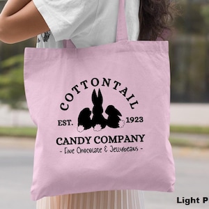 Easter Tote Bag, Cottontail Candy Company Easter Bag, Easter Bag For Woman, Est 1923 Easter Bag,Easter Family Bag, Easter Bunny Tail Bag