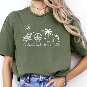 Custom Girls Weekend Shirt, Personalized Girls Trip Shirts, Girls Weekend T-shirt, Girls Vacation Gift, Weekend Trip Tee, Bachelorette Party