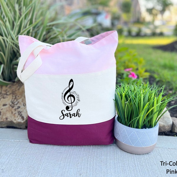 Music Tote Bag, Musician Gift, Music Bag, Musician Gift Bag, Musician Tote Bag, Personalized Gift, Canvas Tote Bag, Personalized Tote Bag