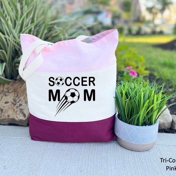 Soccer Mom Tote Bag, Soccer Mama Bags, Game Day Bag, Soccer Mom Gifts, Sports Mom, Mothers Day Gift, Mama Gift Bag, Sports Mom Bag