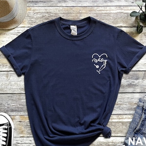 Custom Nurse Shirt, Pocket Stethoscope Nurse Shirt, Personalized Nurse Tee, Gift for Nurse, Custom Nurse Name T-Shirt, Custom Gift for RN