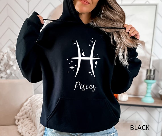 Pisces Hoodie, Pisces Sweatshirt, Zodiac Signs Pullover, Astrology Hoodie, Pisces Zodiac Hoodie, Astrology Gift, Pisces Sign, Astrology Gift