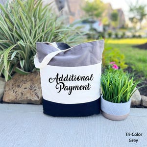 Additional Payment, Best Dog Mom Ever Tote Bag, Personalized Dog Mom Bag, Gifts for Dog Mom, Christmas Gift, Personalized Gifts for Mom