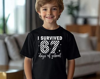 I Survived 67 Days of School Shirt, Back to School Tee