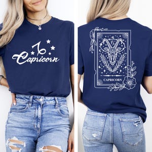 Capricorn Zodiac T-shirt, Capricorn Gift, Zodiac Capricorn shirt, Zodiac Shirt, Gift for Capricorn, Horoscopes Shirt, Astrological Tee