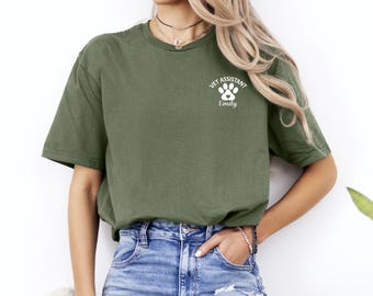 Veterinary Assistant Tee: Cute Animal Lover Shirt
