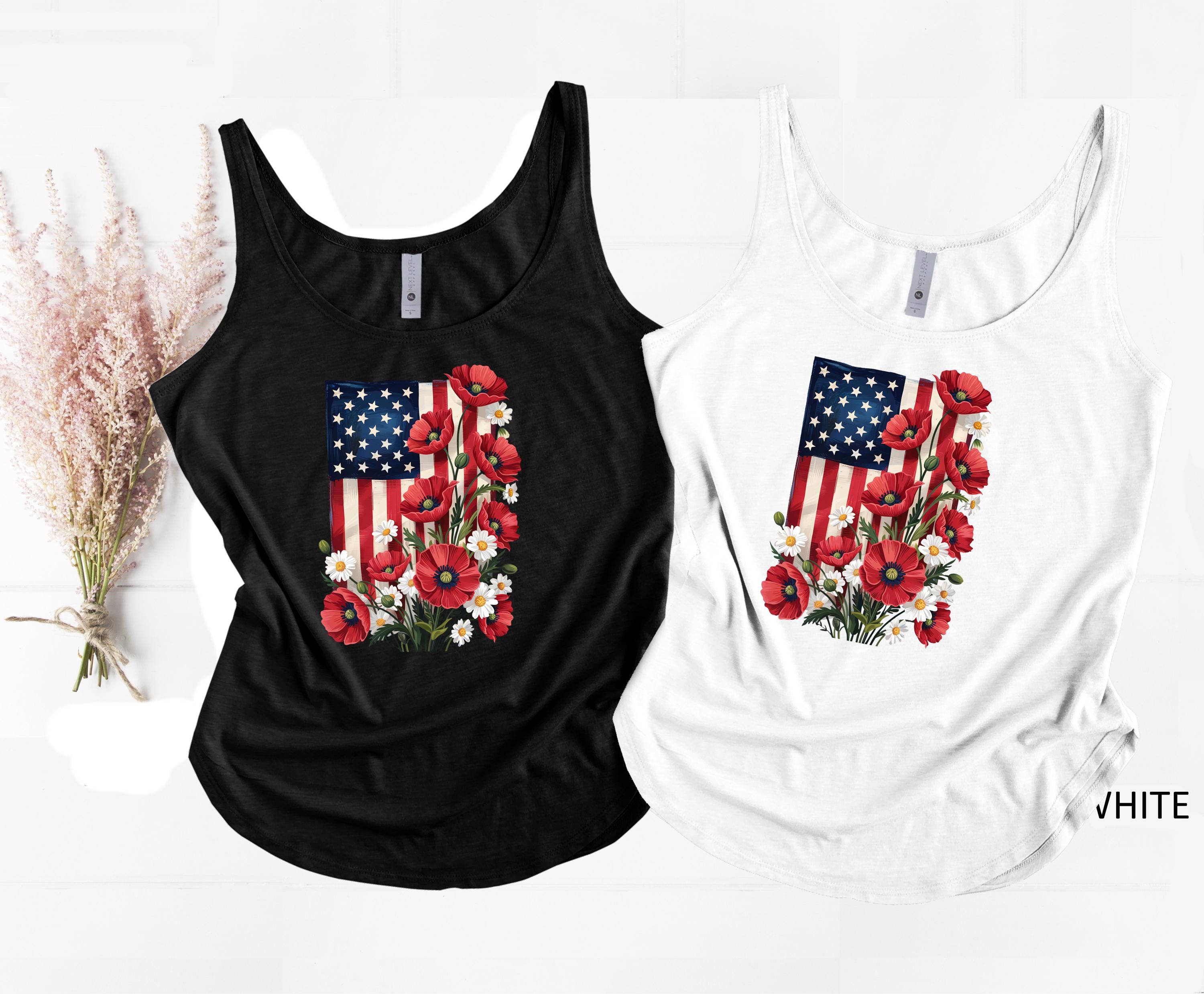 American Flag Tank - Etsy