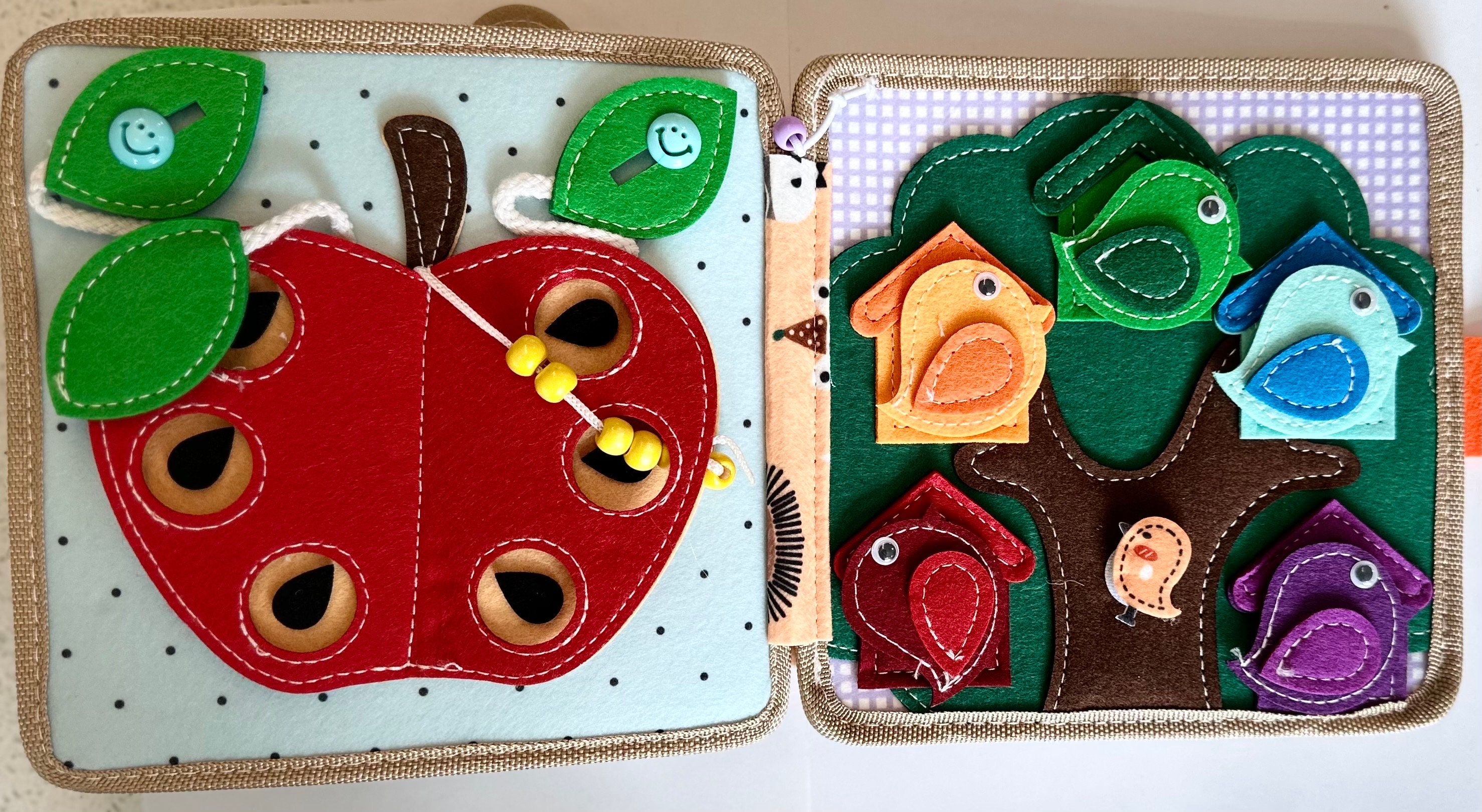Busy Book Quiet Book Toddler Quiet Book Giraffe Felt Busy - Etsy UK