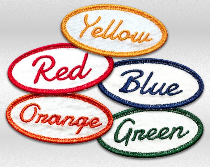 Custom Engraved Oval Name Badge With Pin Back, Engraved Name Tags, Made