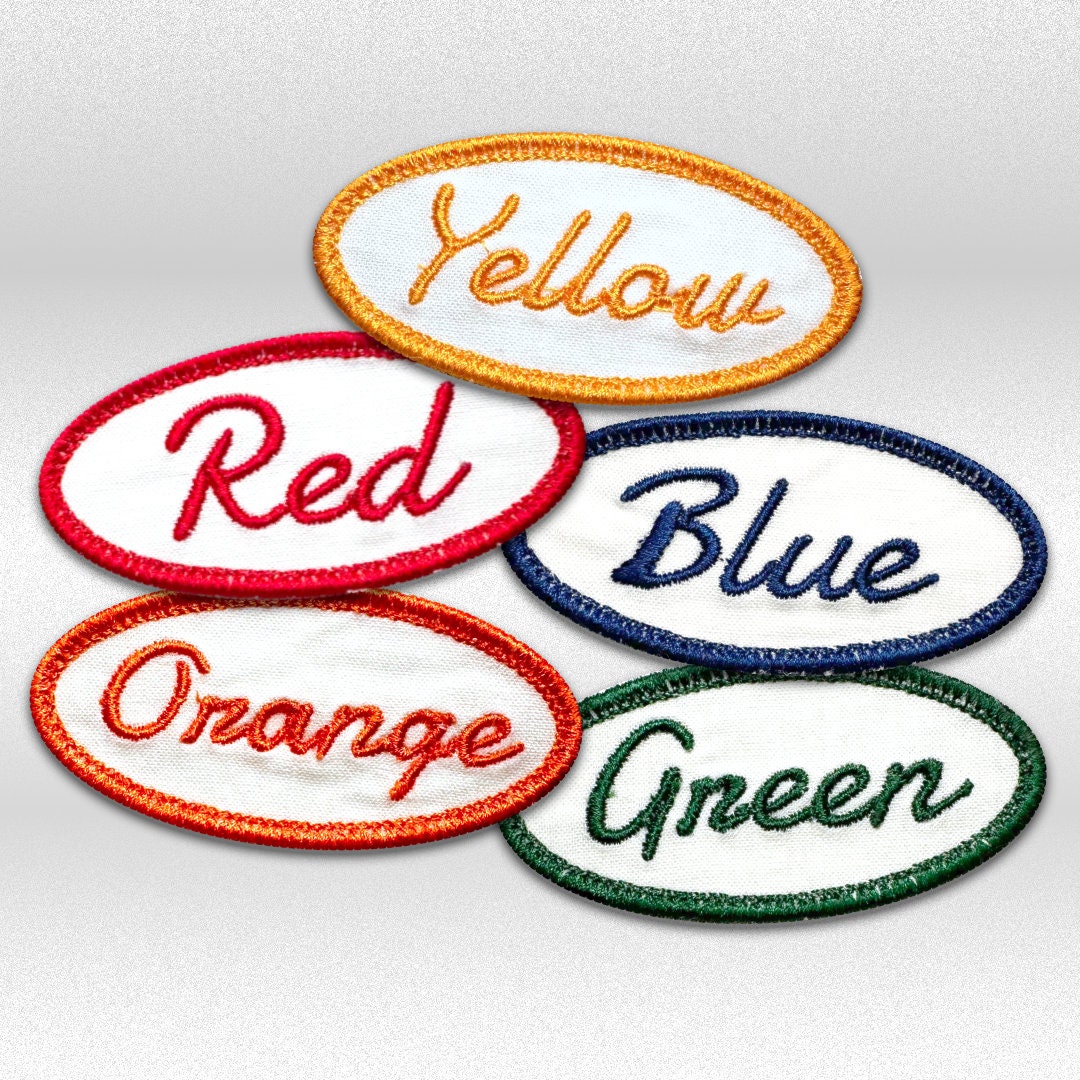 Custom Patches Embroidered Custom Embroidered Name Tag Sew-On Patch | Motorcycle Biker MC Badge 4" X 2" | Made In USA | Parazon Brand Embroidered Sew - On Sewing Patches - Foto 4