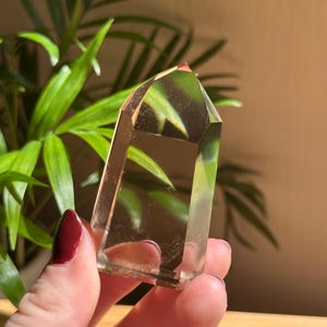 Light Smokey Quartz Tower, Naturally Clear Crystal from Brazil, 54g