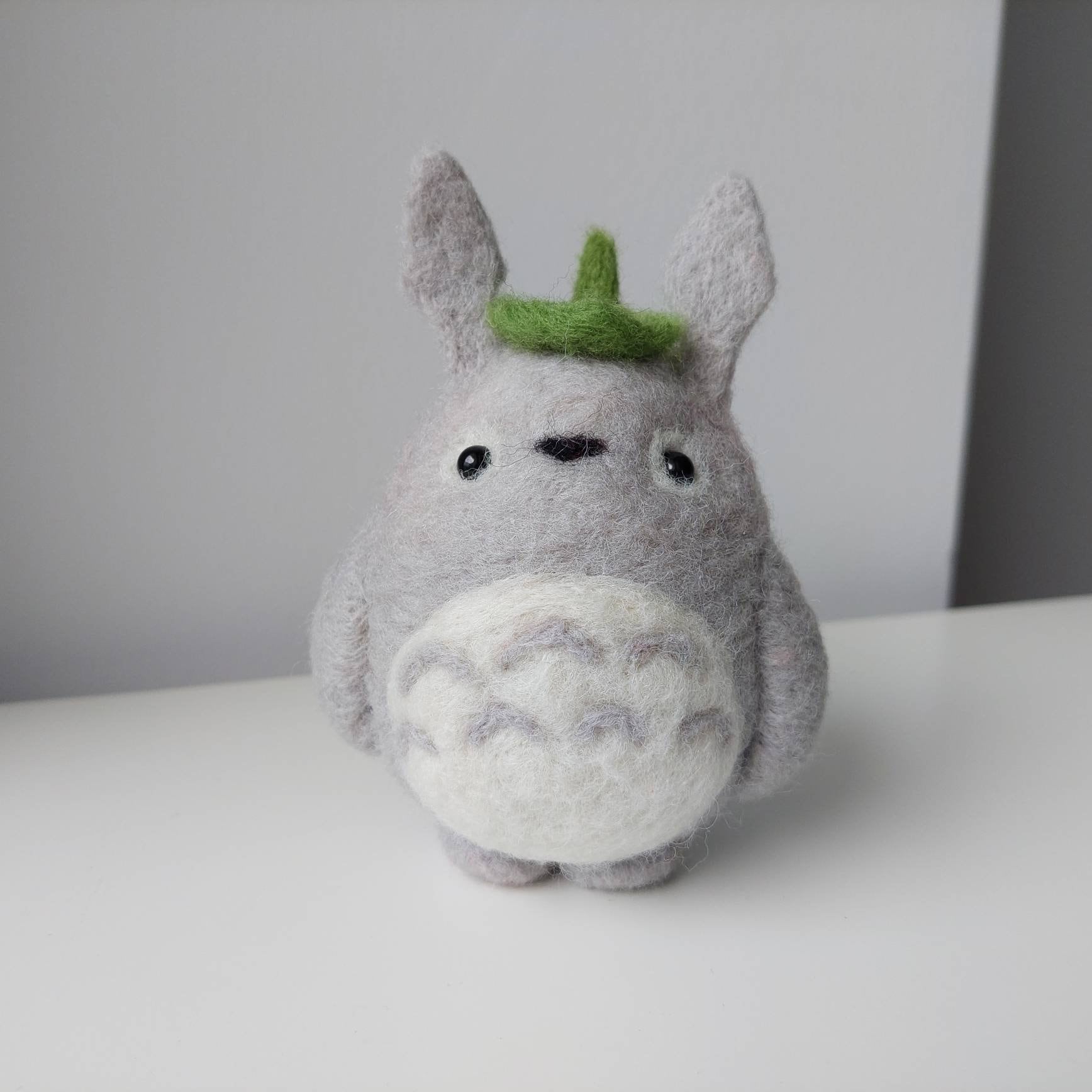 Totoro wool toy felting 