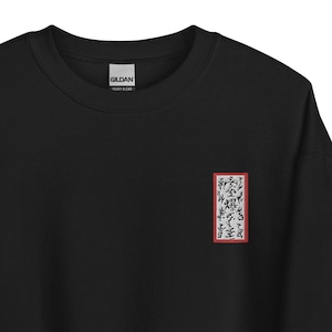 Expolosive Paper tag Anime Sweatshirt Expolosive Paper bomb Embroiderry hoodie/shirt/sweater jumper Reflective Embroiderred
