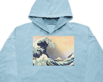 Japanese Hoodie The Great Wave Off Kanagawa Hoodie Hokusai Great