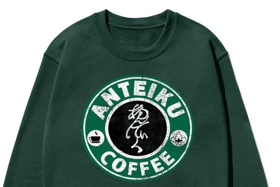 Anteiku Coffee Tokyo Gouls Sweatshirt Back Antieku Cafe Antieku Kaneki Kens Eye Patch Aesthetic Japanese Manga Shirt Aogiri Hoodie Crewneck Etsy UK