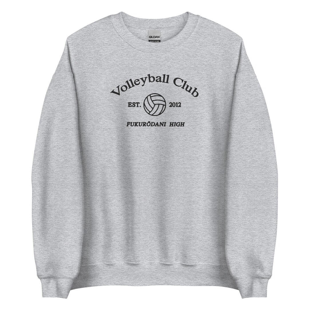 Fukurodanis Volleyball Club Crew Neck Sports Sweatshirt