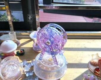 Personalized Ferris Wheel Jewelry Stand | Gem Accents, Custom Color
