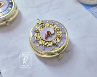 Chaveiro Porta-Joias Personalizado Card Captor Sakura | Bijuteria Estrela Vintage