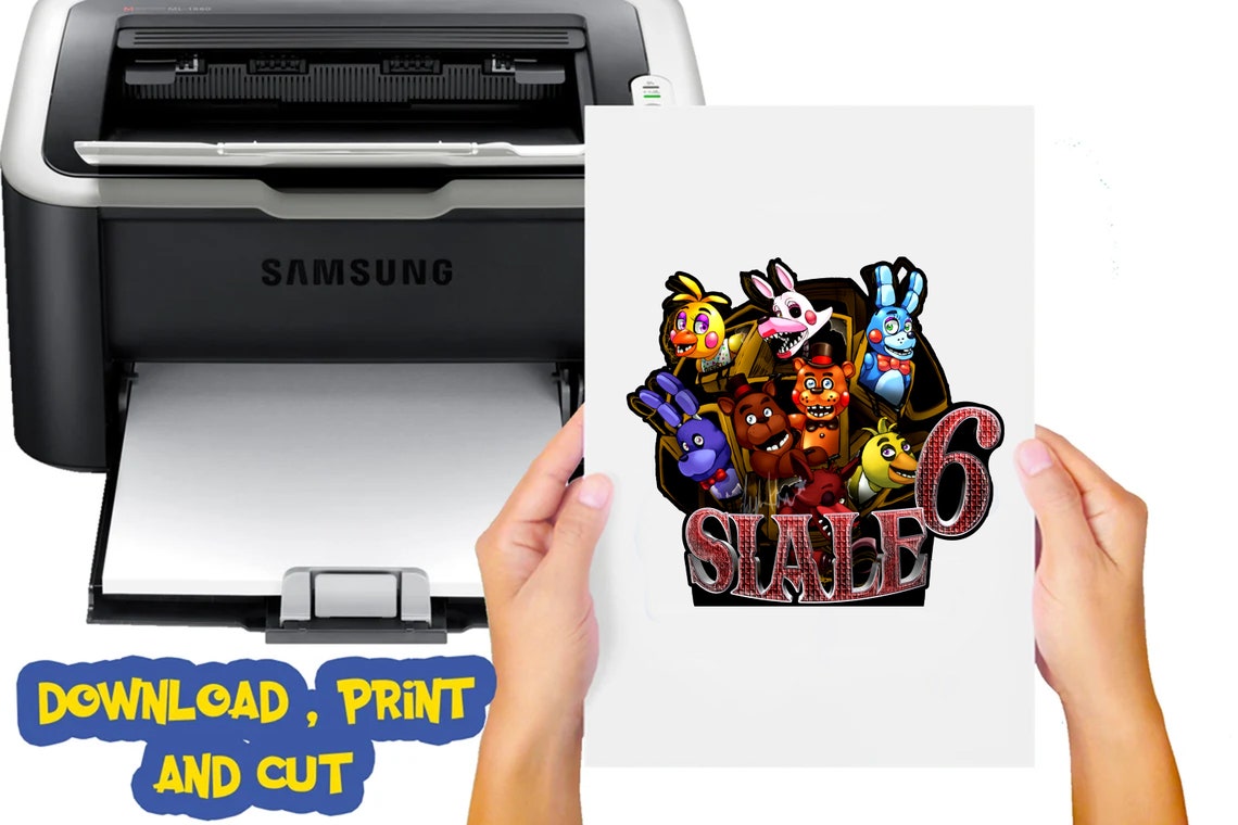 Printable Freddy Cake Topper Five Nights at Freddys Birthday - Etsy Canada