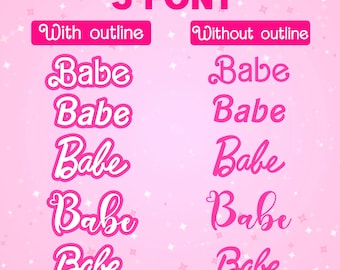 5 Pink Font Alphabet ALL Trend Fonts, Pink Doll Letters font download, Bartex Font Family, Png, TTF, Alphabet png