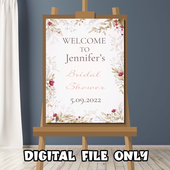 Bridal Shower Yard Sign Bridal Shower Decorationshower Etsy