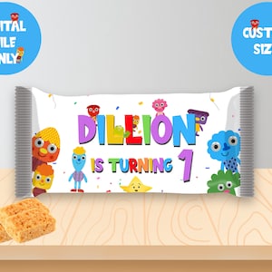 Super Simple Songs Rice Krispies Label -Snack Labels- Super Simple Songs Decoration (Digital file Only)