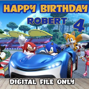 Sonic Party Decor, Sonic Decor, Sonic Party, Sonic Birthday Party, Sonic  Birthday Decor, Sonic Letters 3D, Sonic Party Decoration, Sonic 
