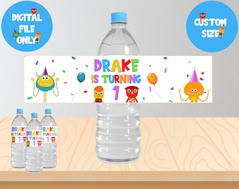 Super Simple Songs Water Bottle Label Decoration (Digital file Only)