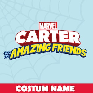 Logotipo de cumpleaños: Fuente Spidey y sus increíbles amigos - Decoración de Spidey y sus increíbles amigos - Sublimación de Spidey - Solo archivo digital