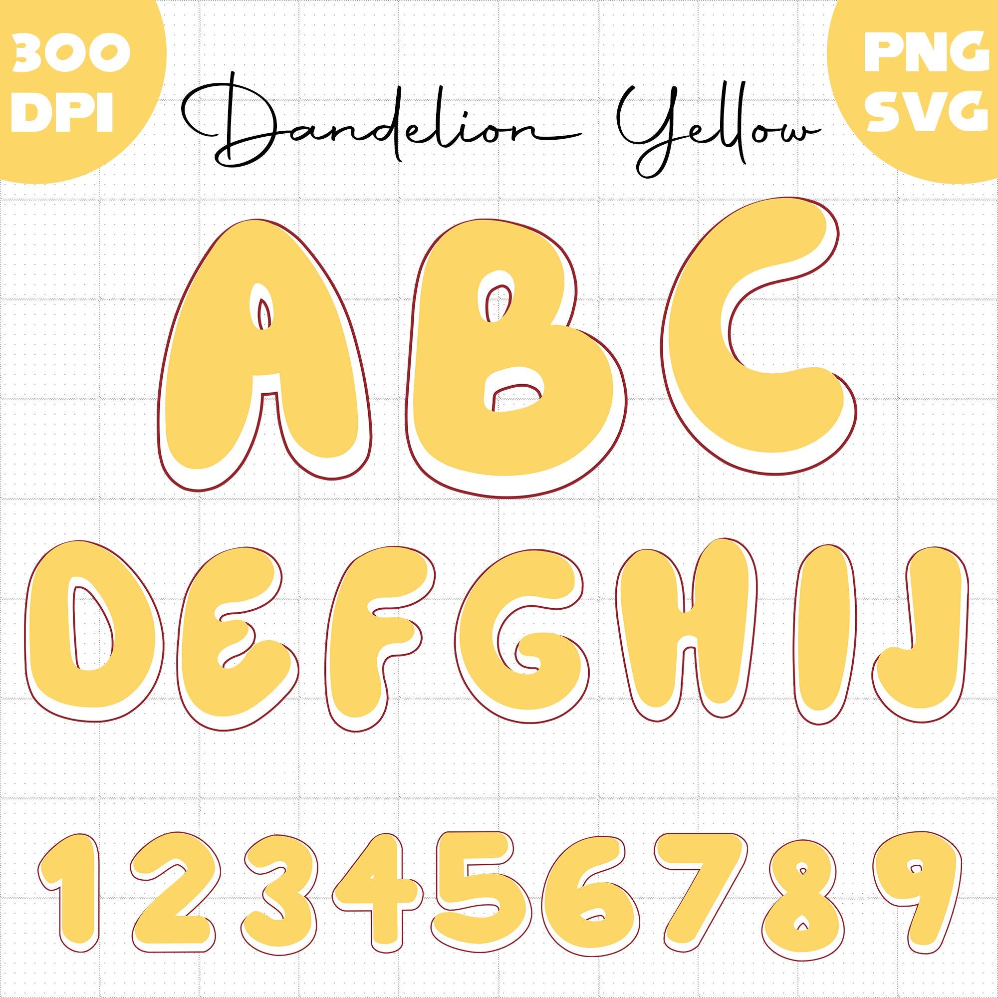 Blue Font Alphabet Clipart, 6 Color Letters and Numbers (PNG, SVG) - Etsy