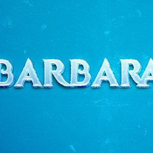 Birthday Logo - Frozen Decoration - Frozen Font (Personalized Digital File Only)