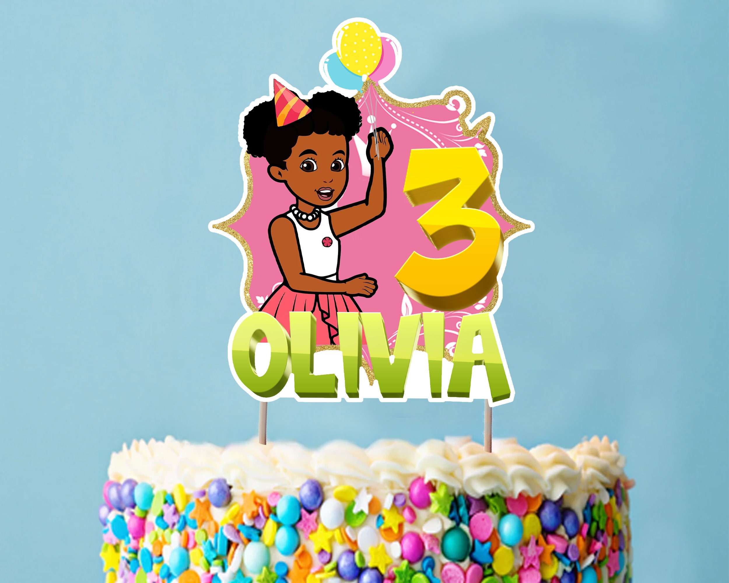 Printable Gracie's Corner Cake Topper Gracie's Corner Etsy