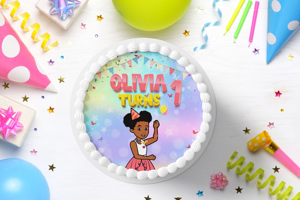 Gracie's Corner Personalized Edible Cake Topper Etsy