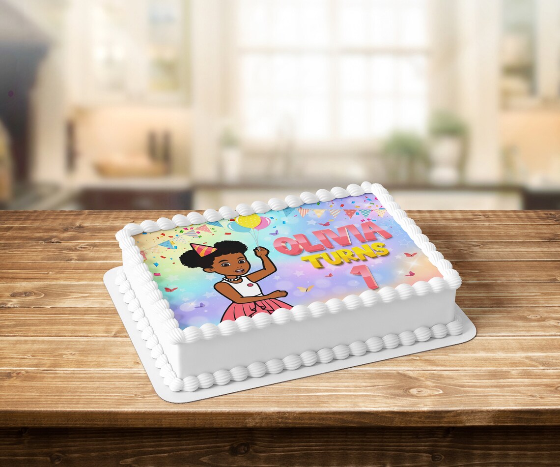 Gracie's Corner Personalized Edible Cake Topper Etsy