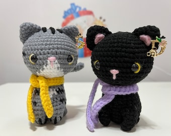 Crochet Cat Pattern, Amigurumi Kitten (PDF Download)